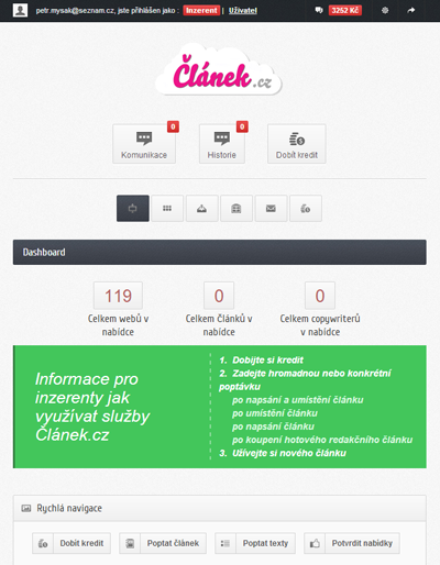 administrace clanek.cz